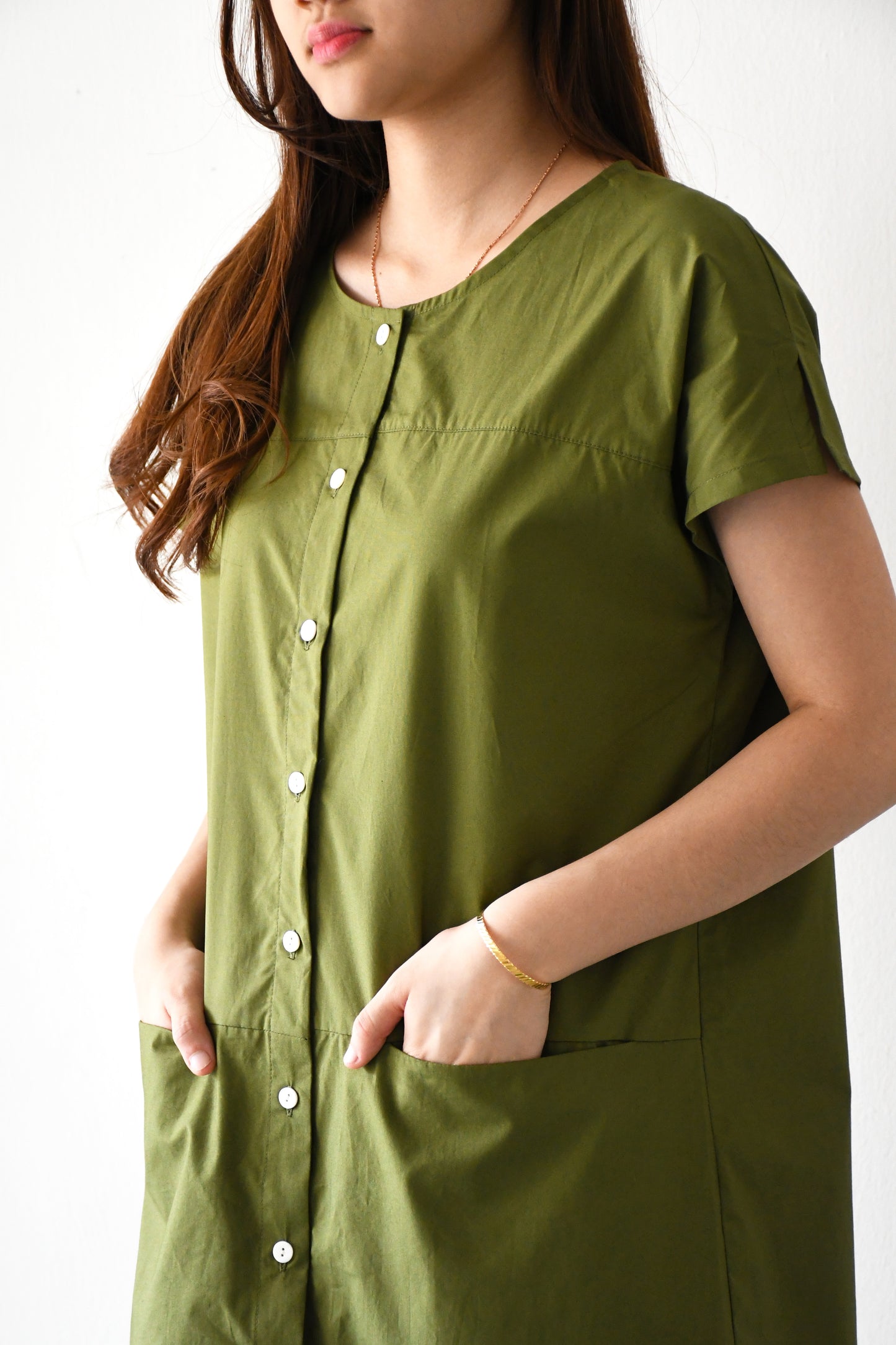 Imogen Dress/ Fern