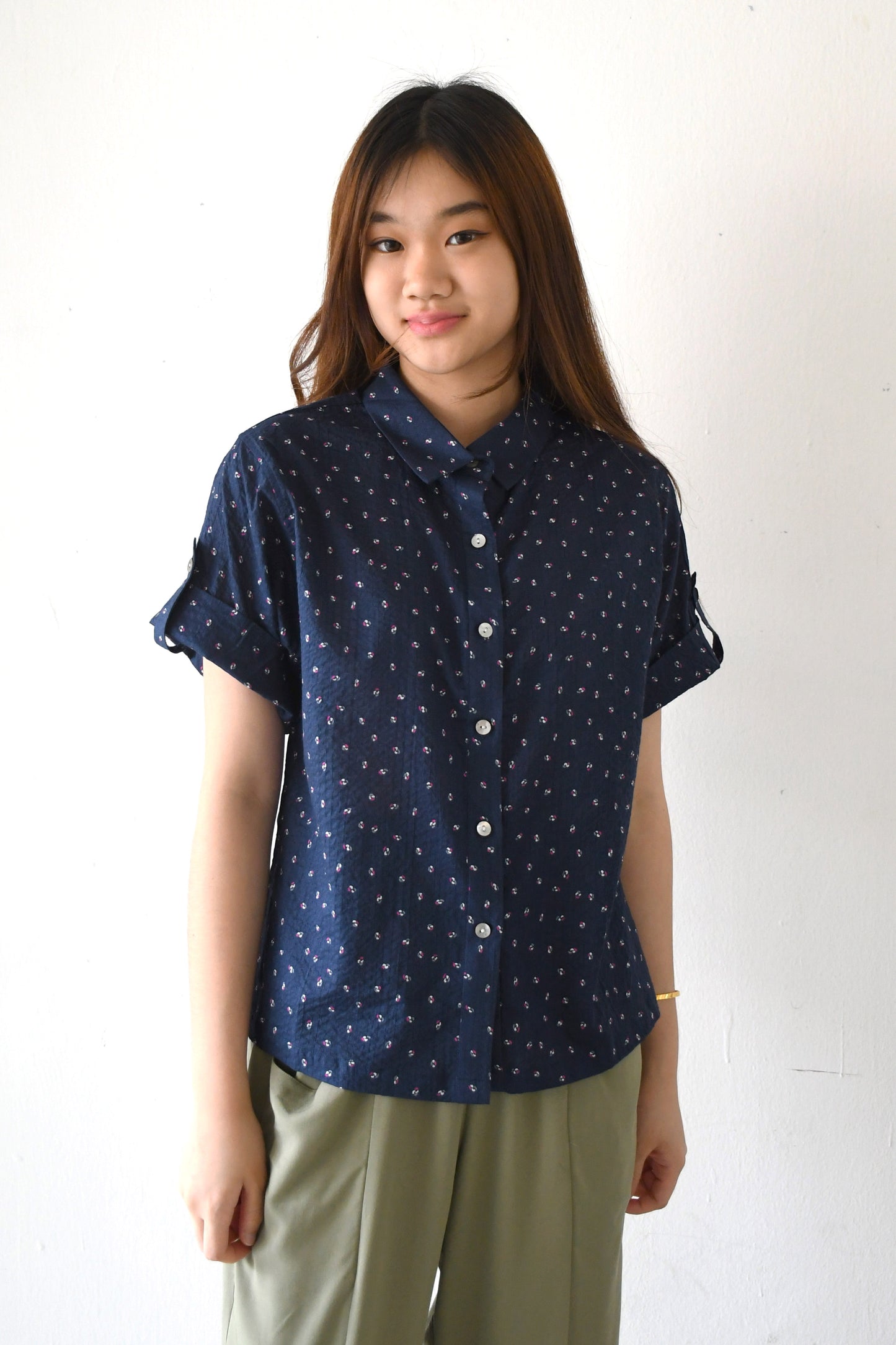 Ingrid Button-Up/ Midnight Swim