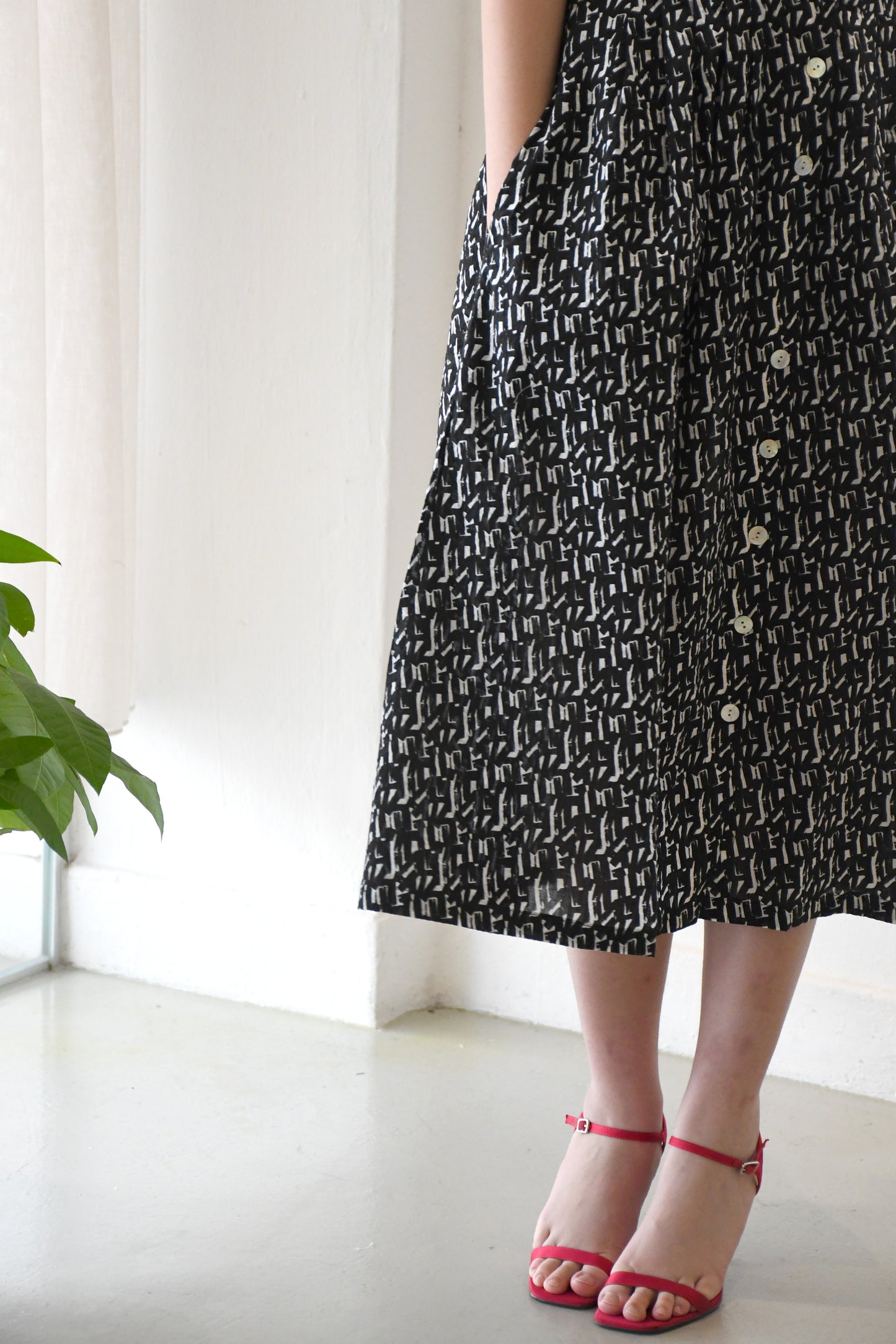 Jamie Dress/ Black Ink