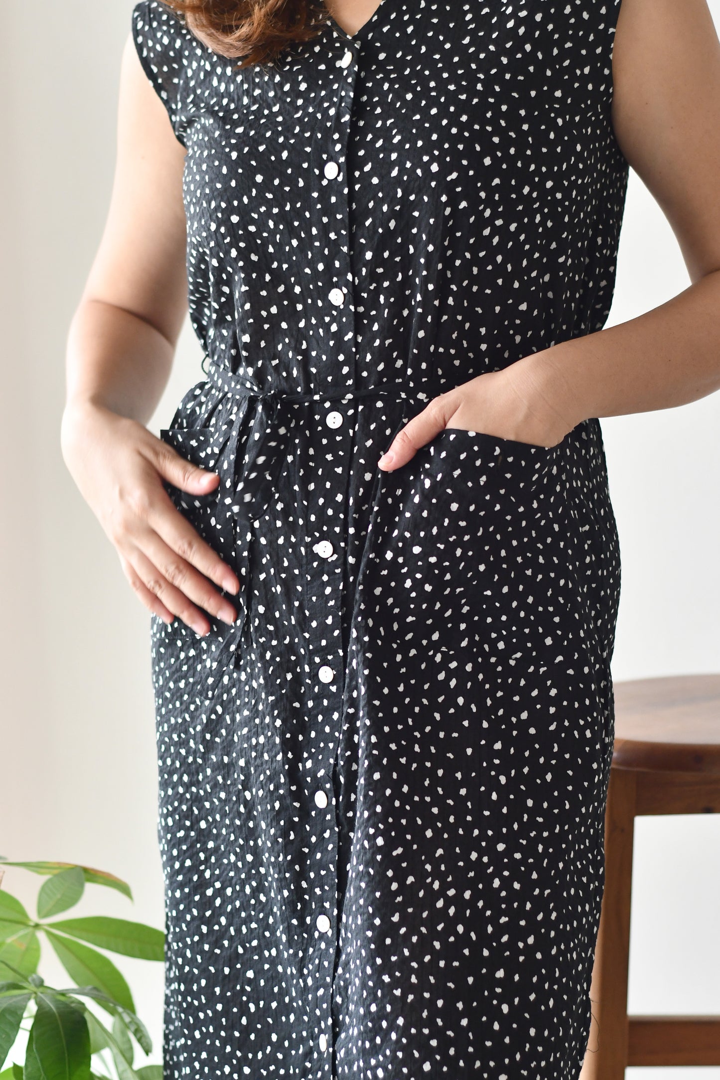 Lea Dress / Black Daze