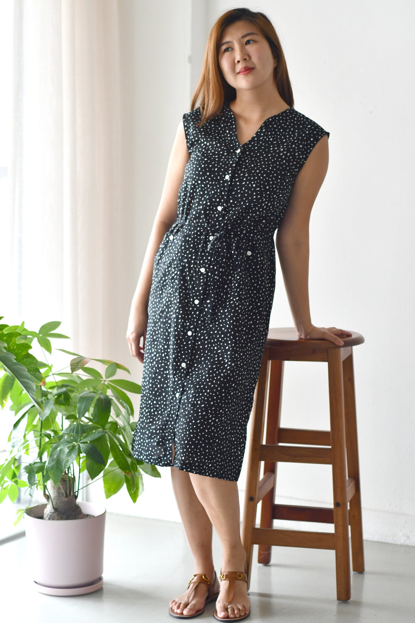 Lea Dress / Black Daze