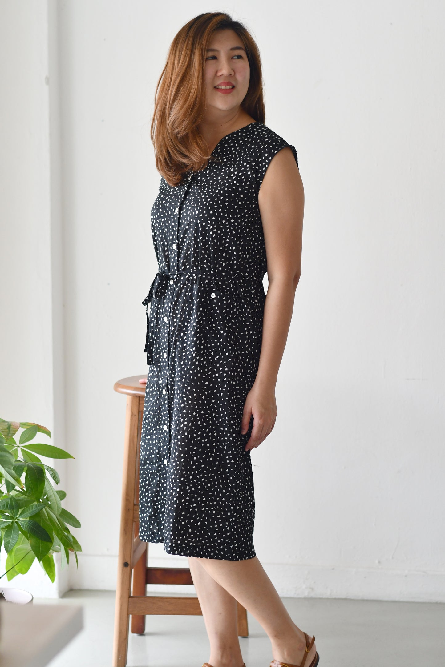 Lea Dress / Black Daze