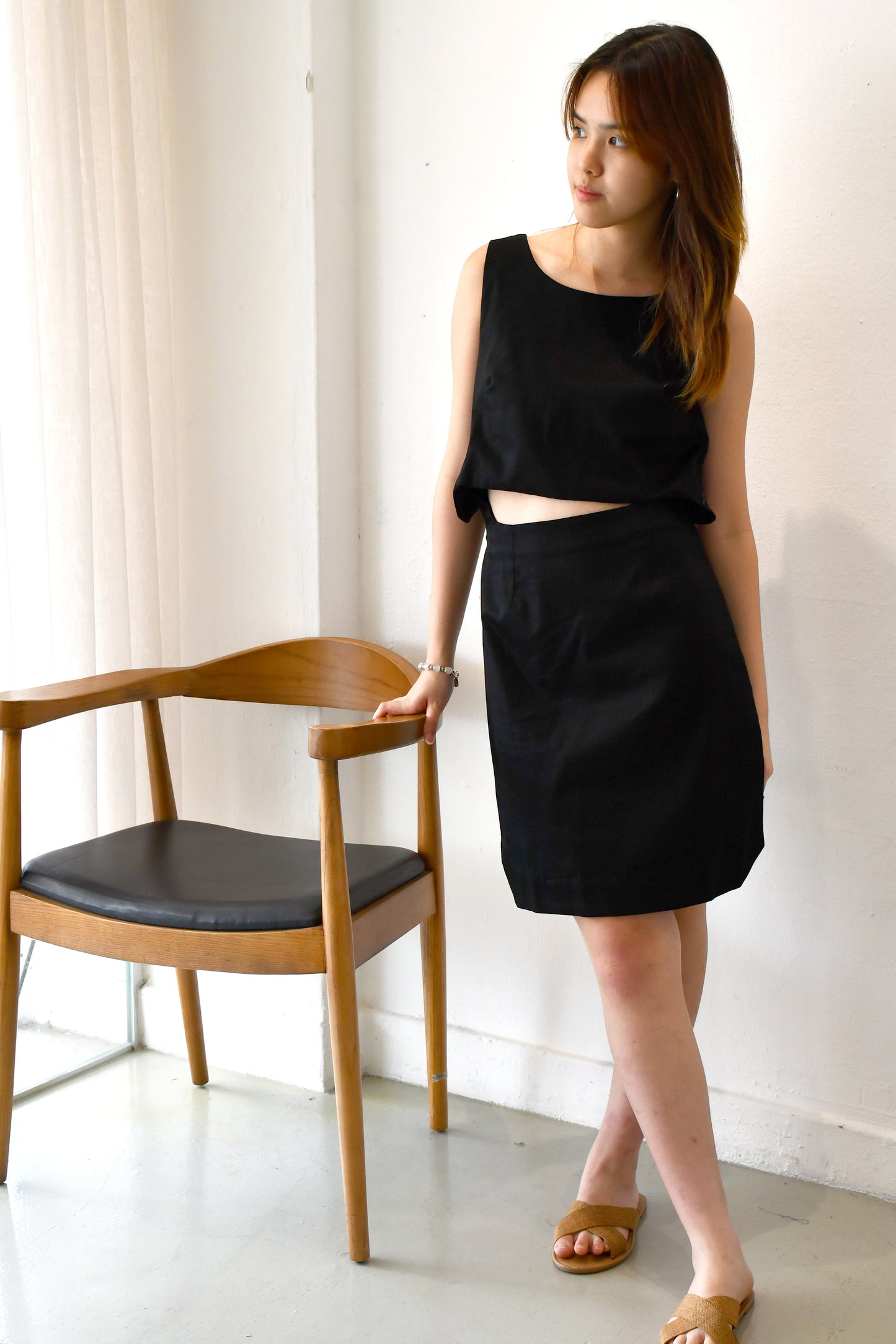 Archive Sale/ Mirror Dress / Black