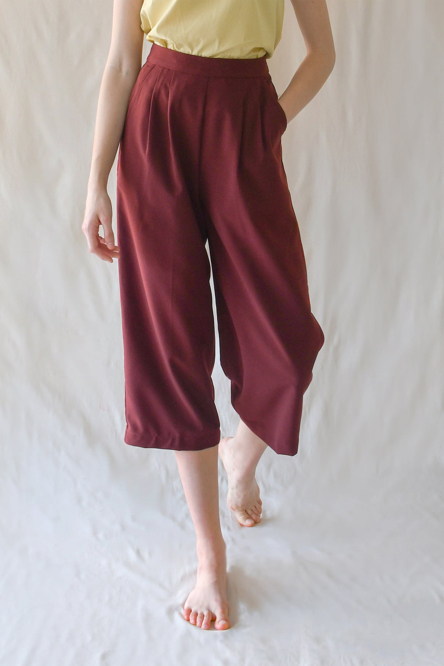 Diana Pants / Burgundy