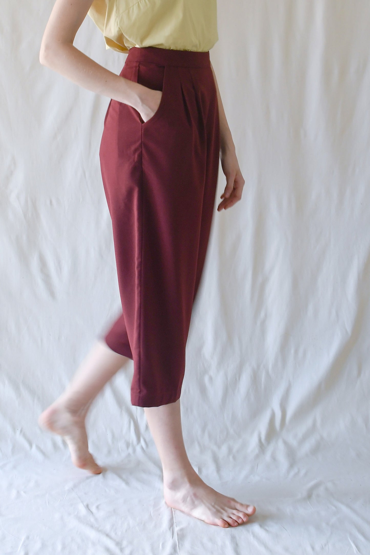 Diana Pants / Burgundy