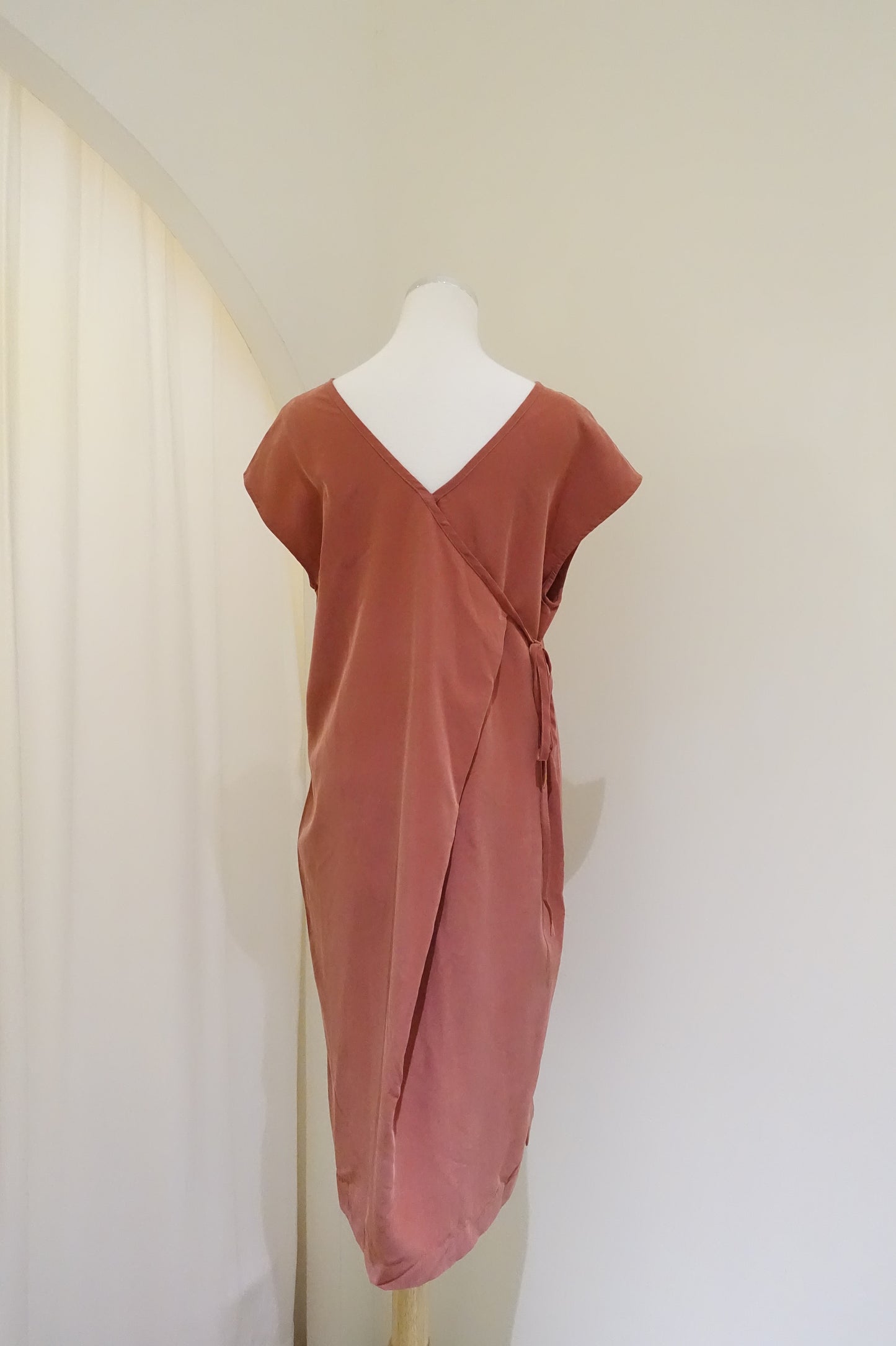 Reversible Cord Dress / Rust