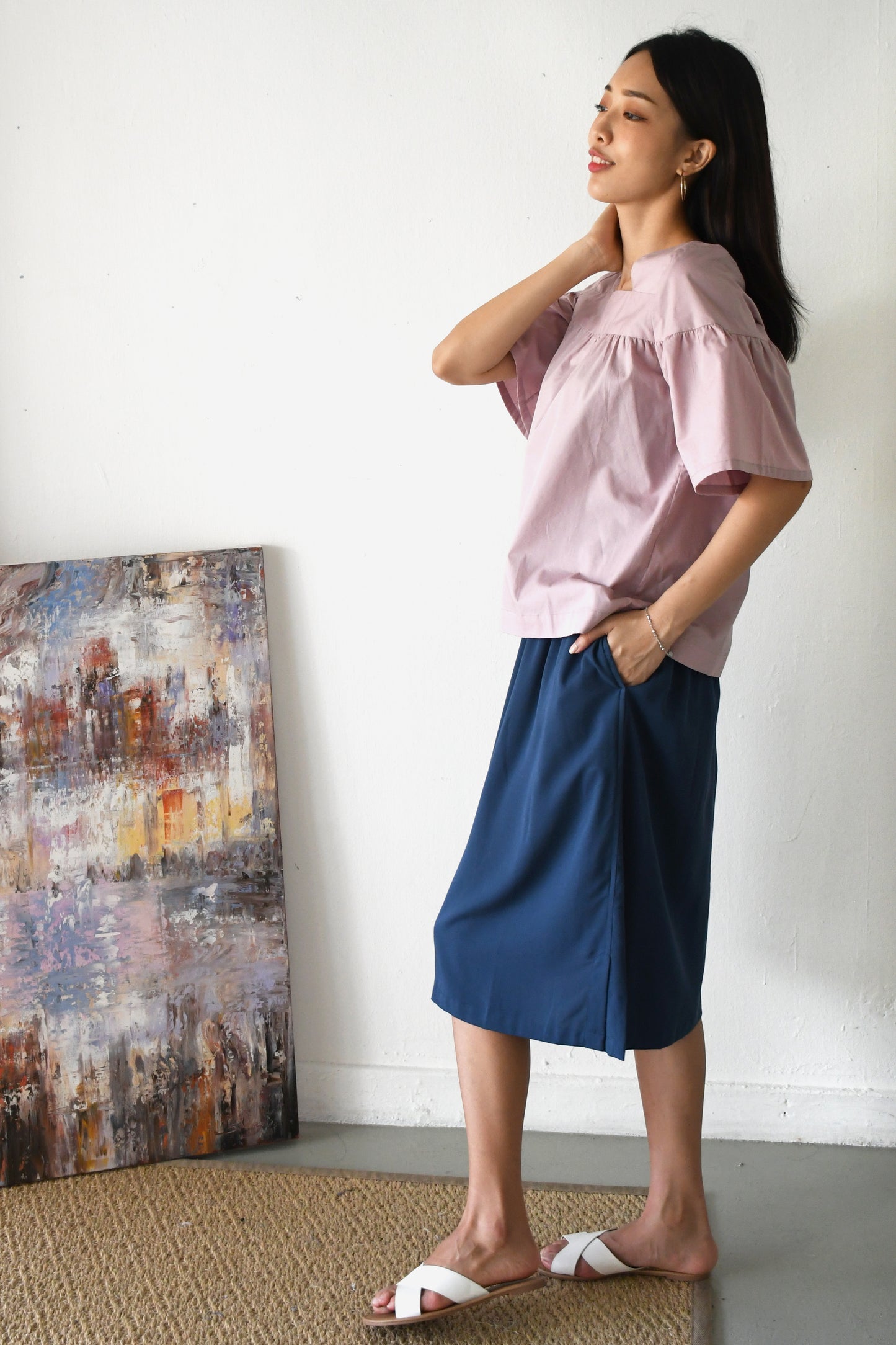 Heidi Blouse / Lilac