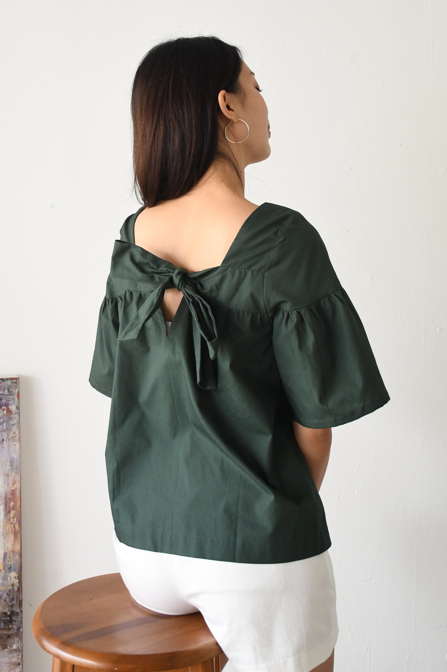 Heidi Blouse / Hunter Green