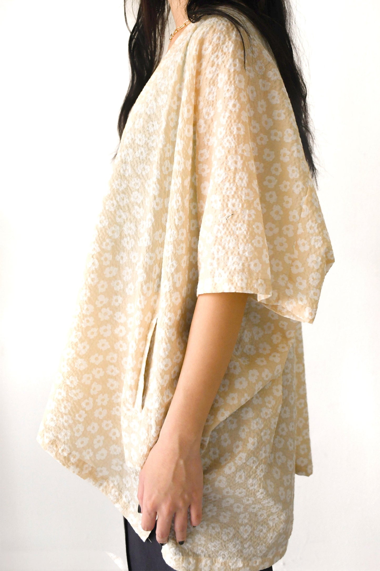 ZW Kimono Outer / Sand Daisy