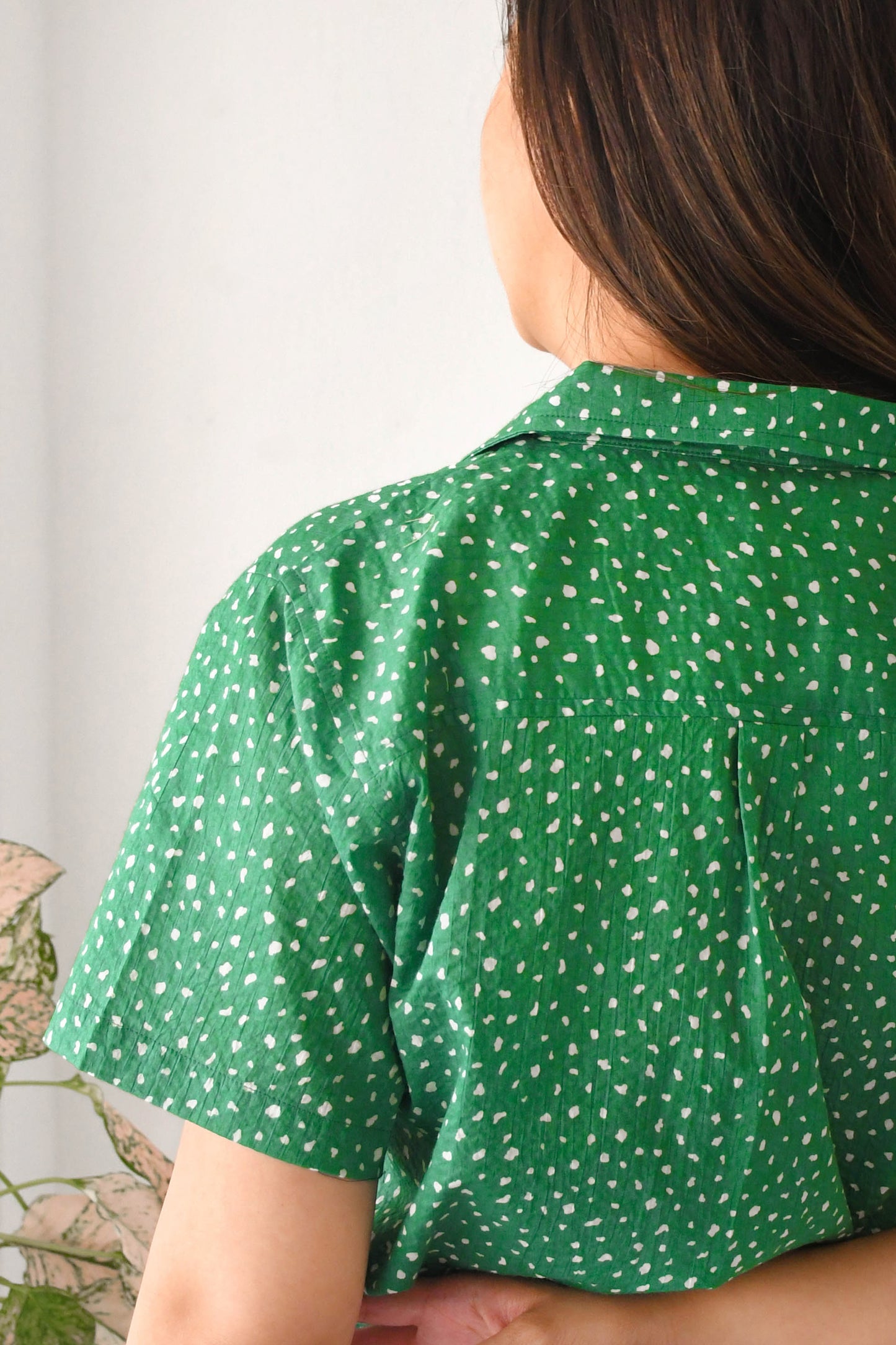 Molly Blouse/ Green Daze
