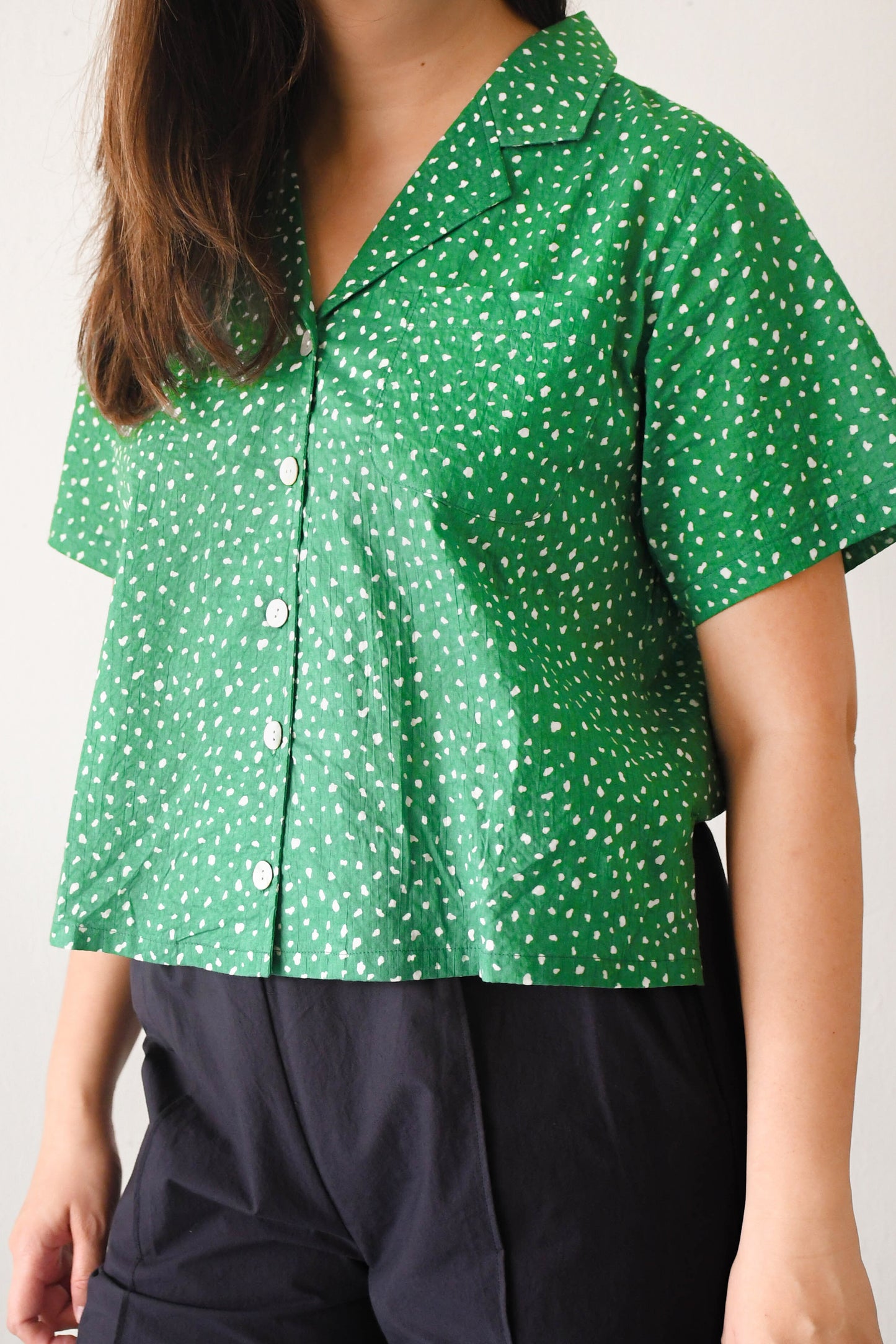 Molly Blouse/ Green Daze
