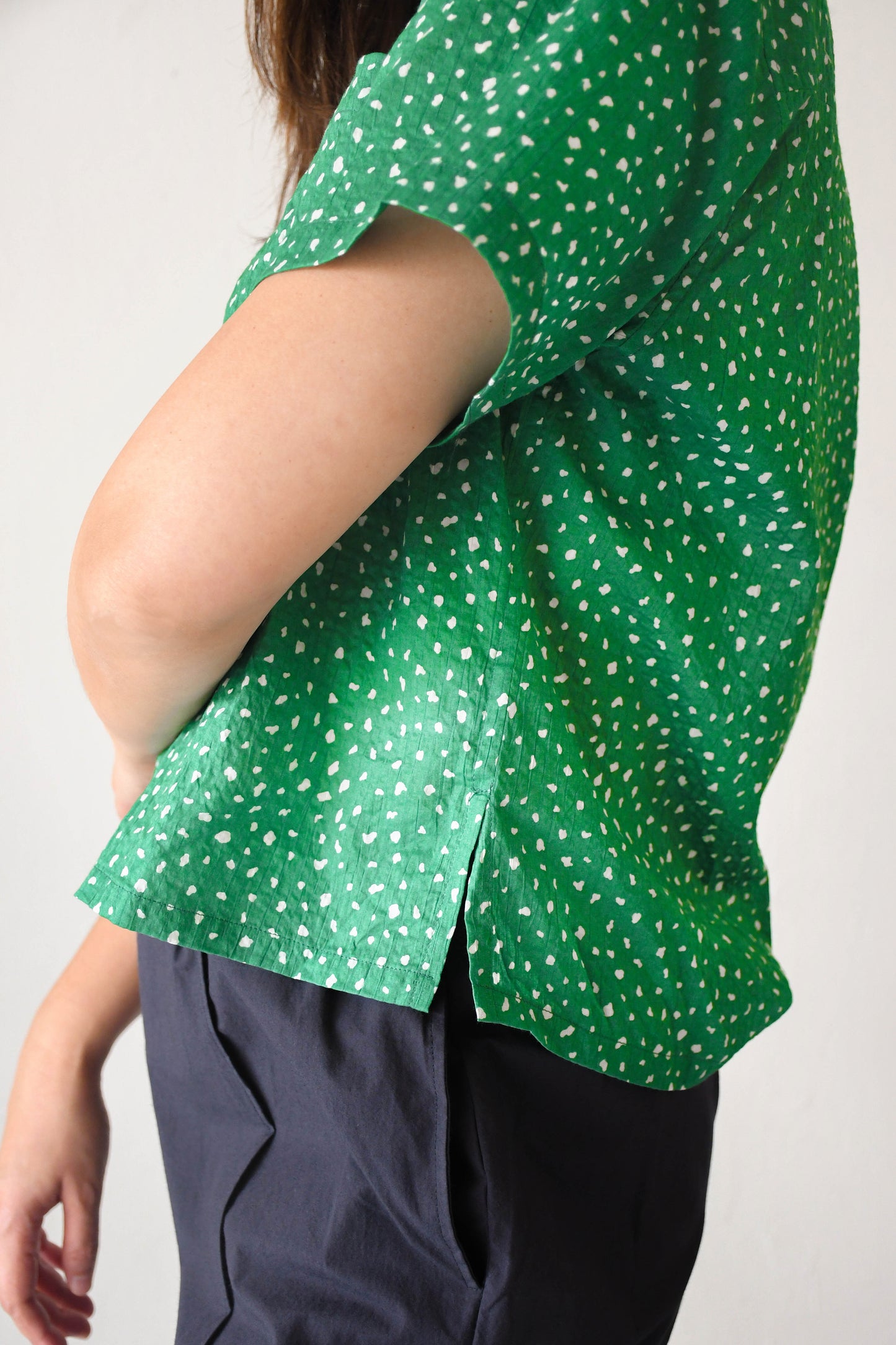 Molly Blouse/ Green Daze