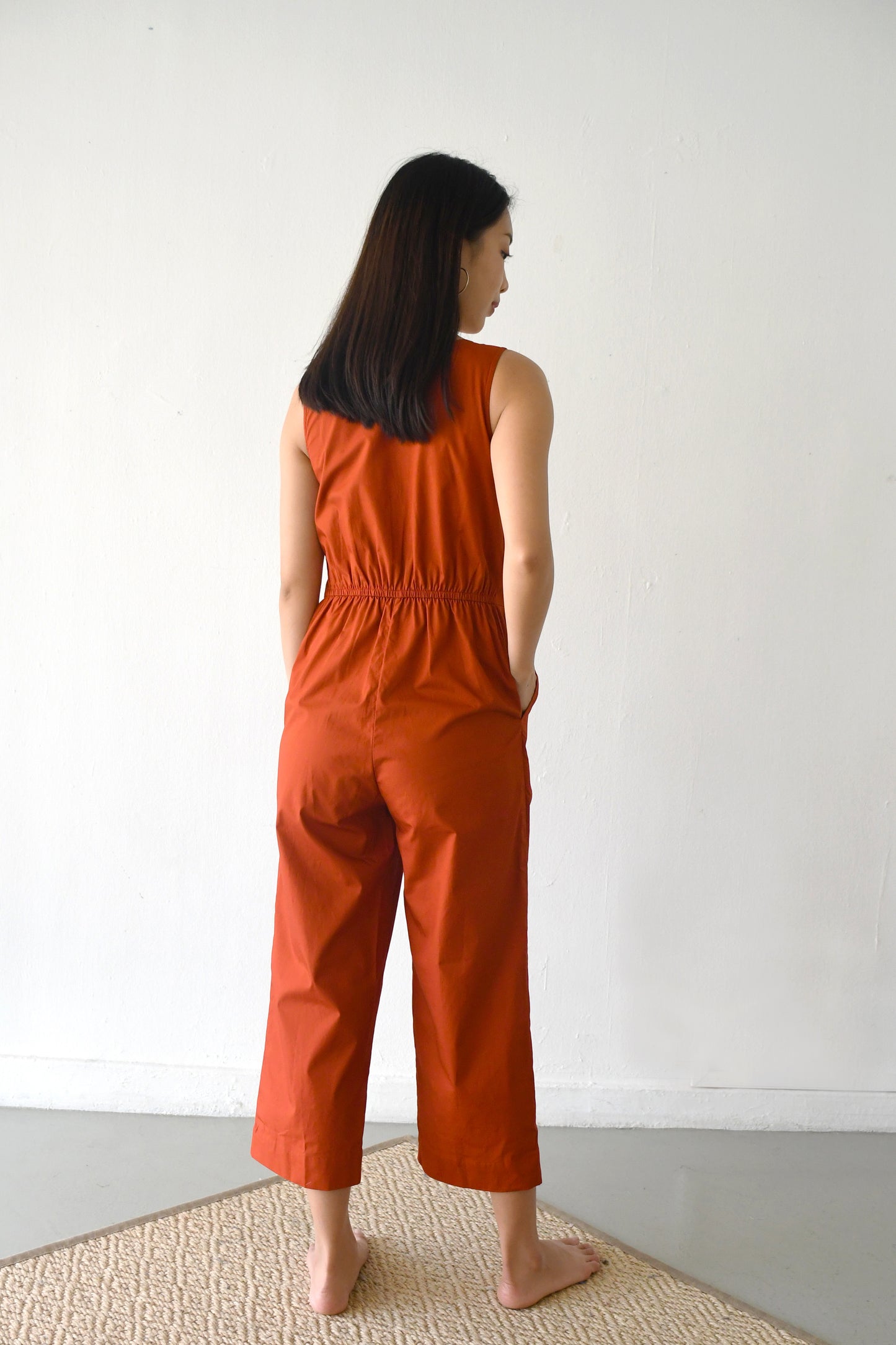 Liz Jumpsuit/ Burnt Sienna