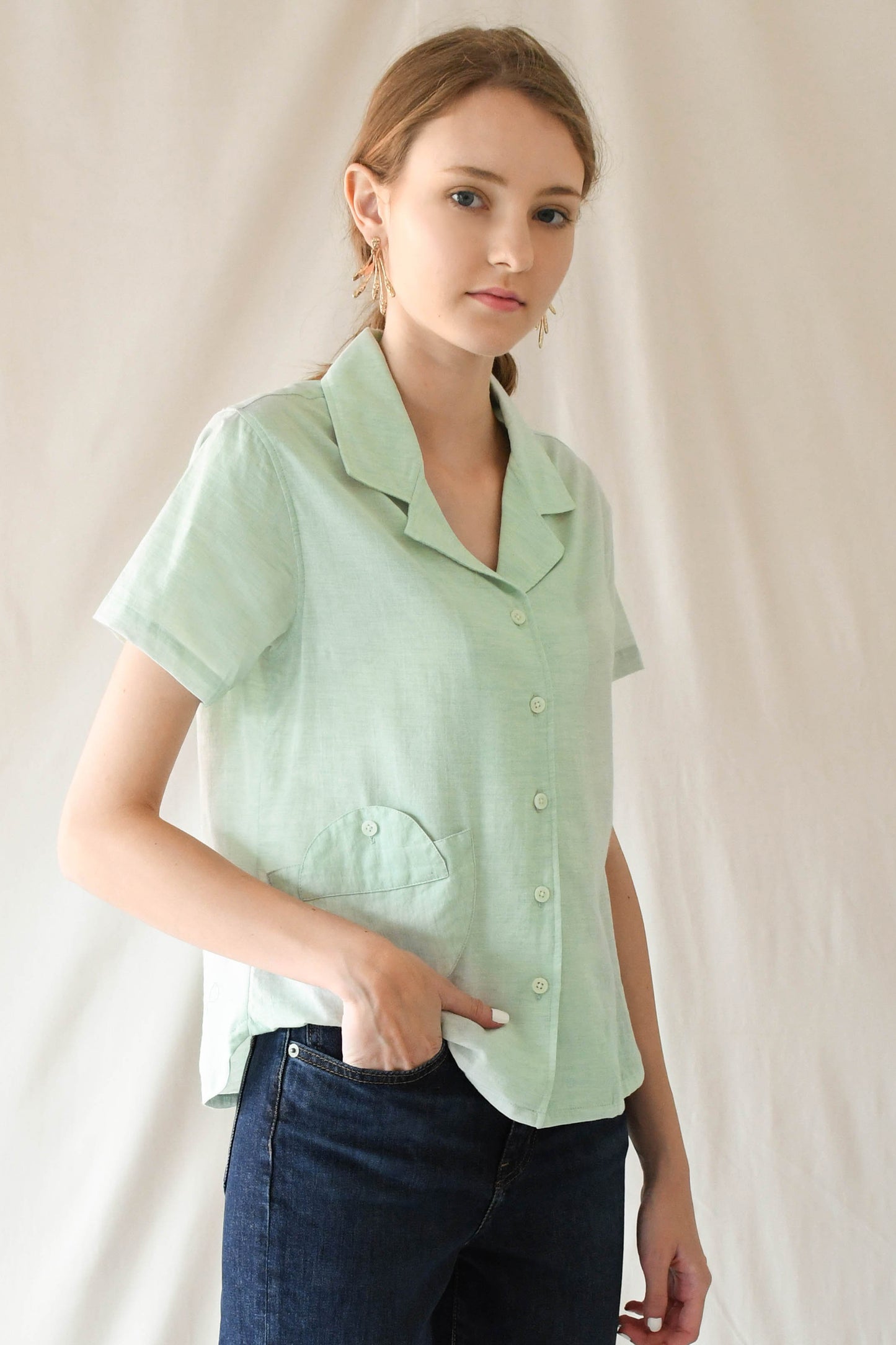 Cloud Blouse / Mint