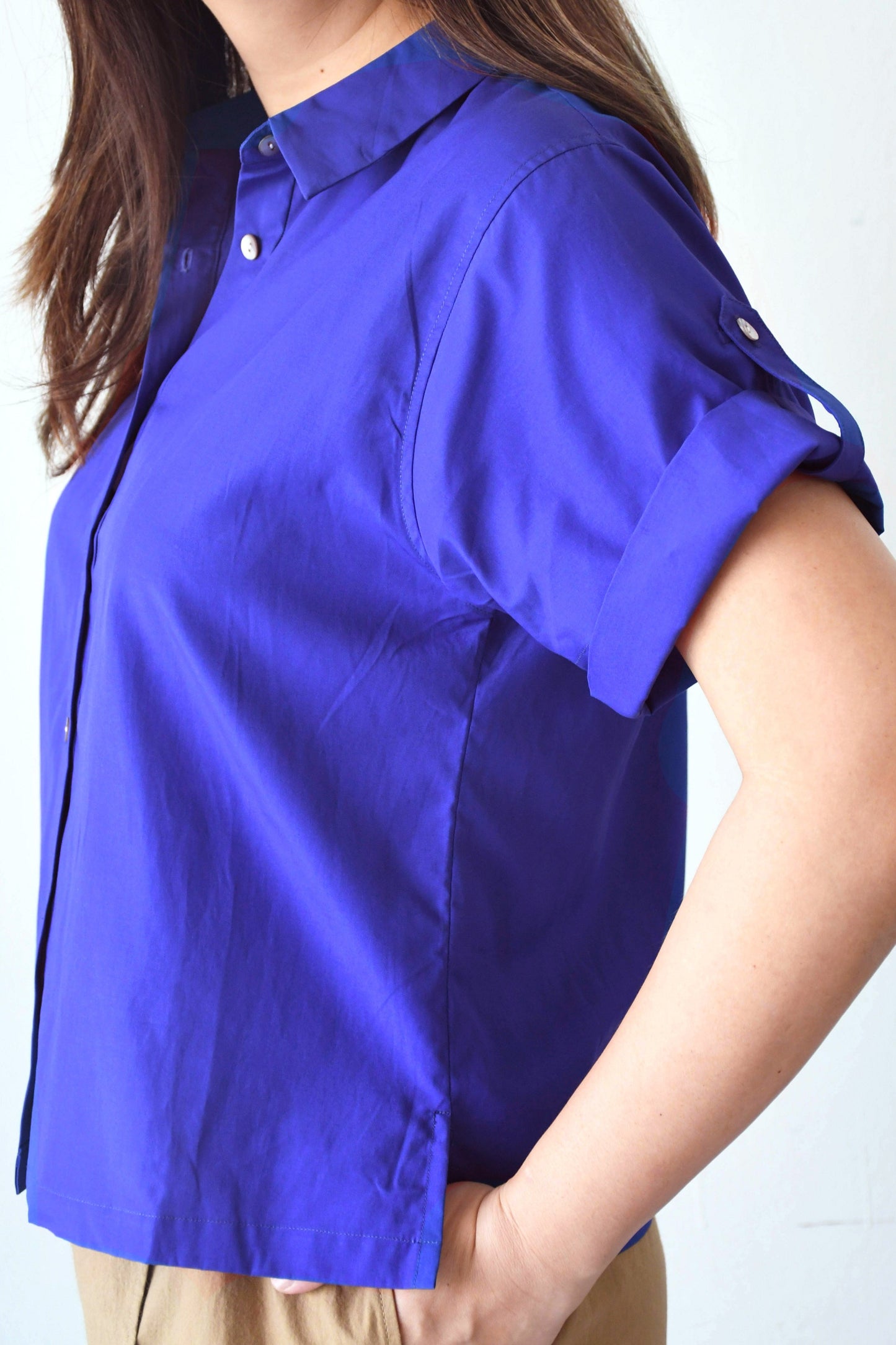 Ingrid Button-Up/ Indigo