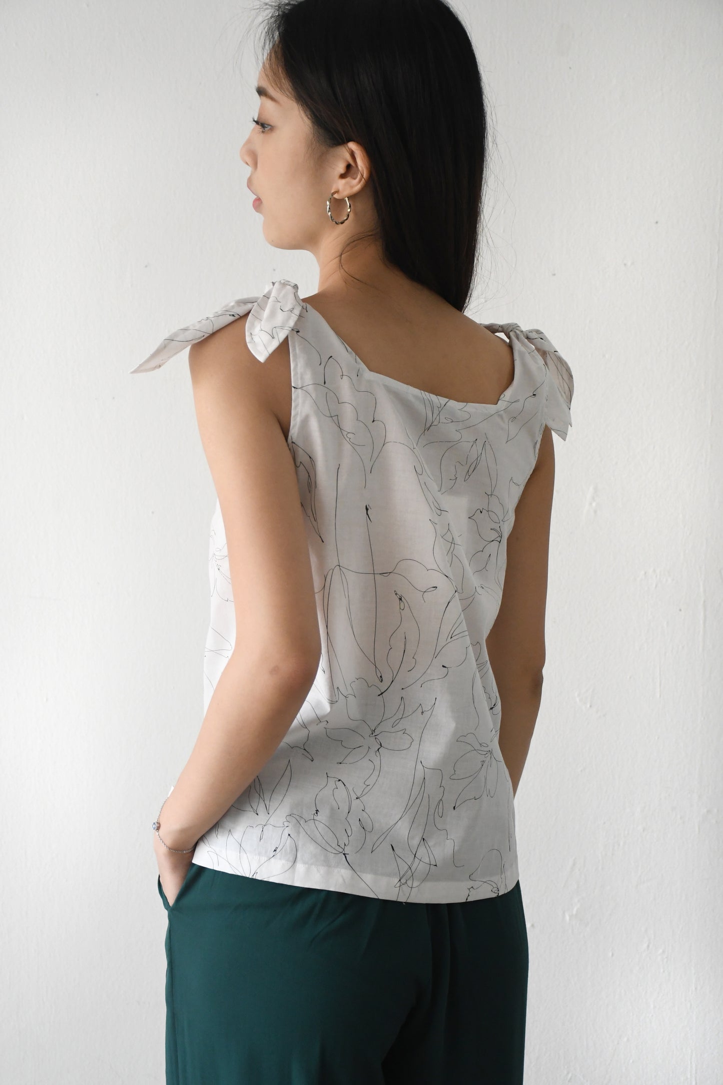 Prints Stephy Top/ Cream Doodles