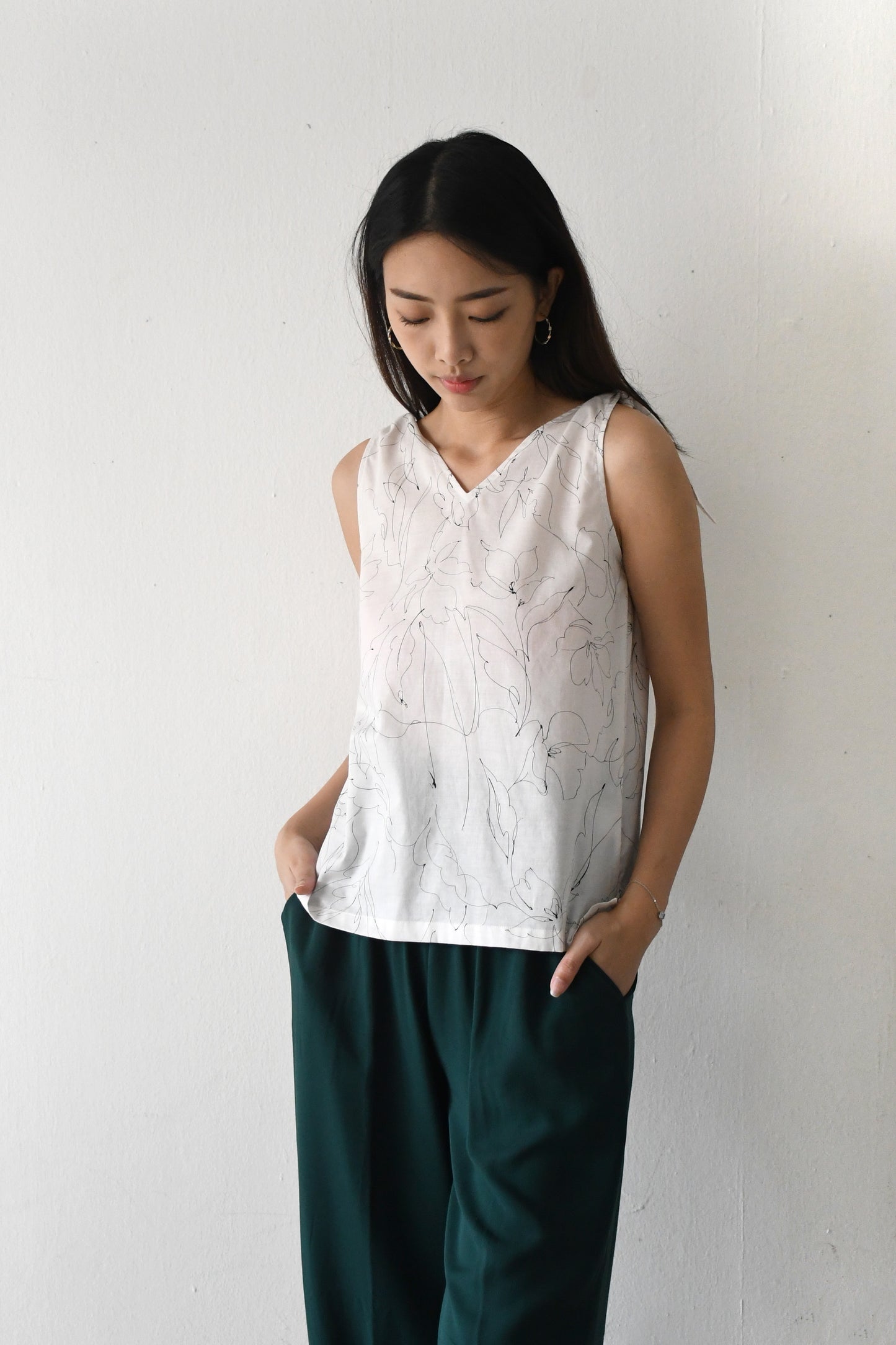 Prints Stephy Top/ Cream Doodles