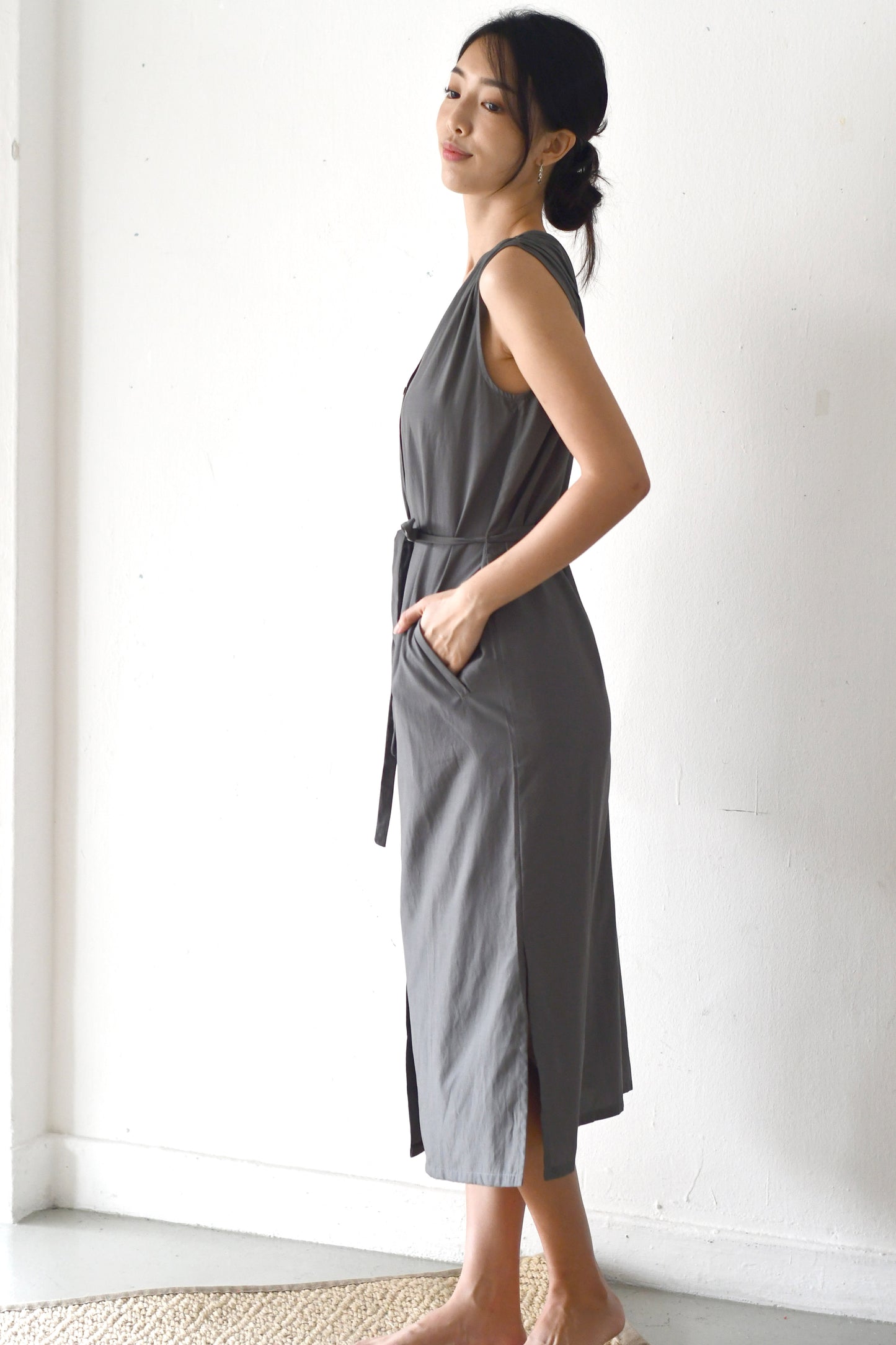 Tania Maxi Dress/ Pewter