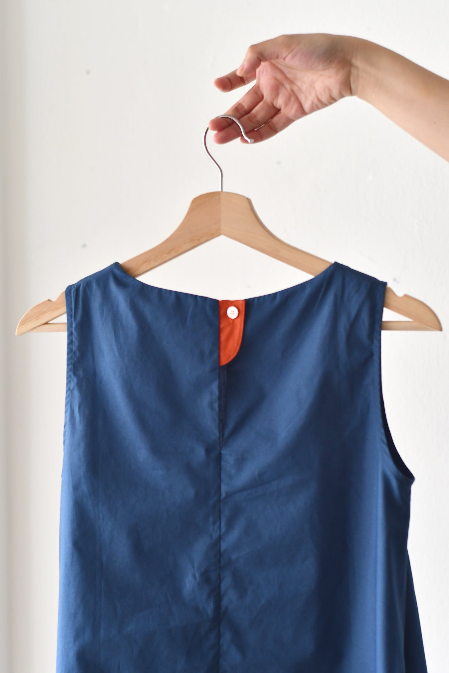 Tent Swing Dress / River Blue