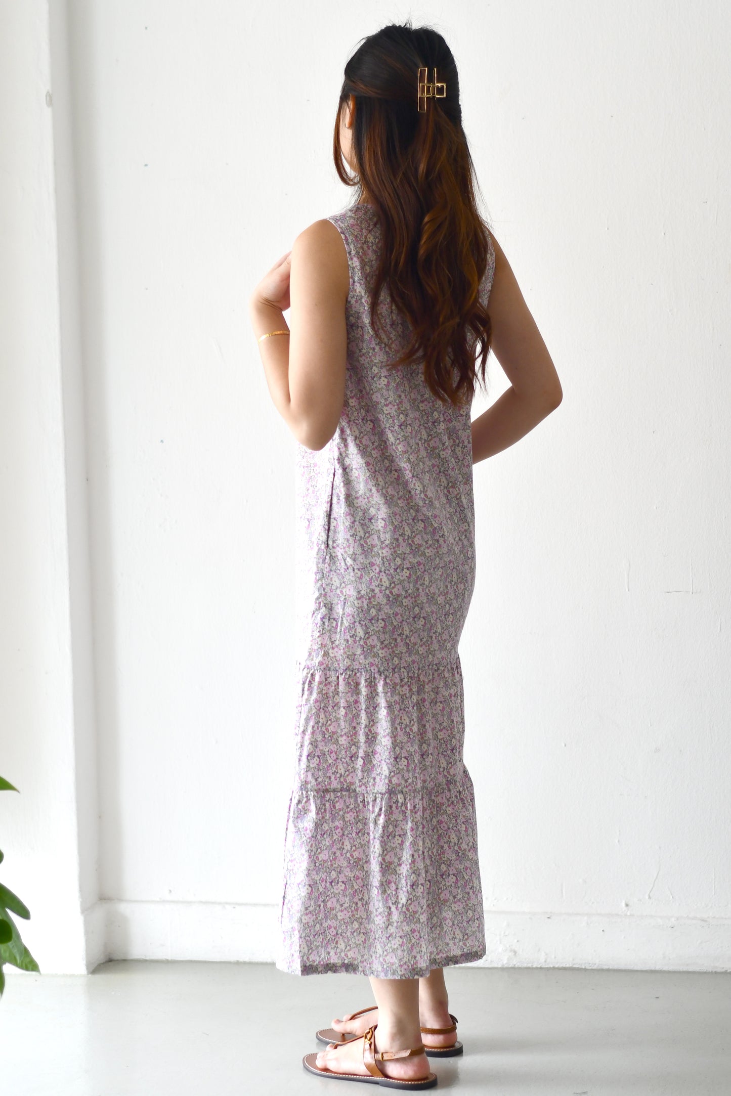Emi Maxi Dress / Lilac Garden