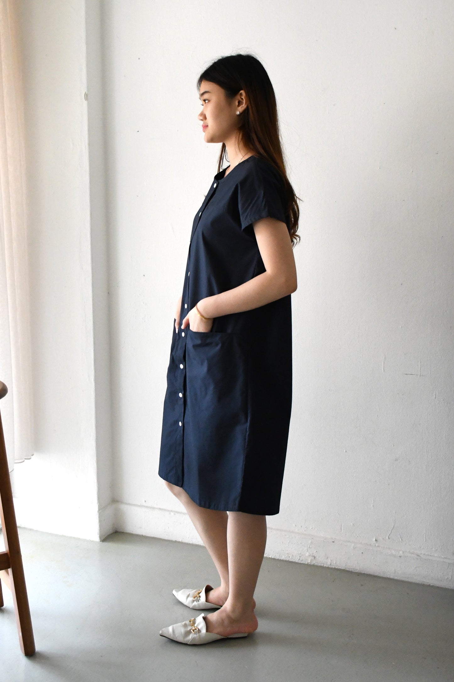 Imogen Dress/ Navy
