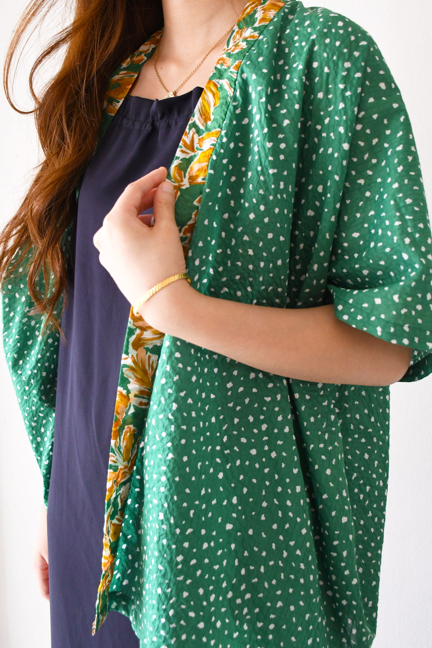 ZW Kimono Outer / Green Daze