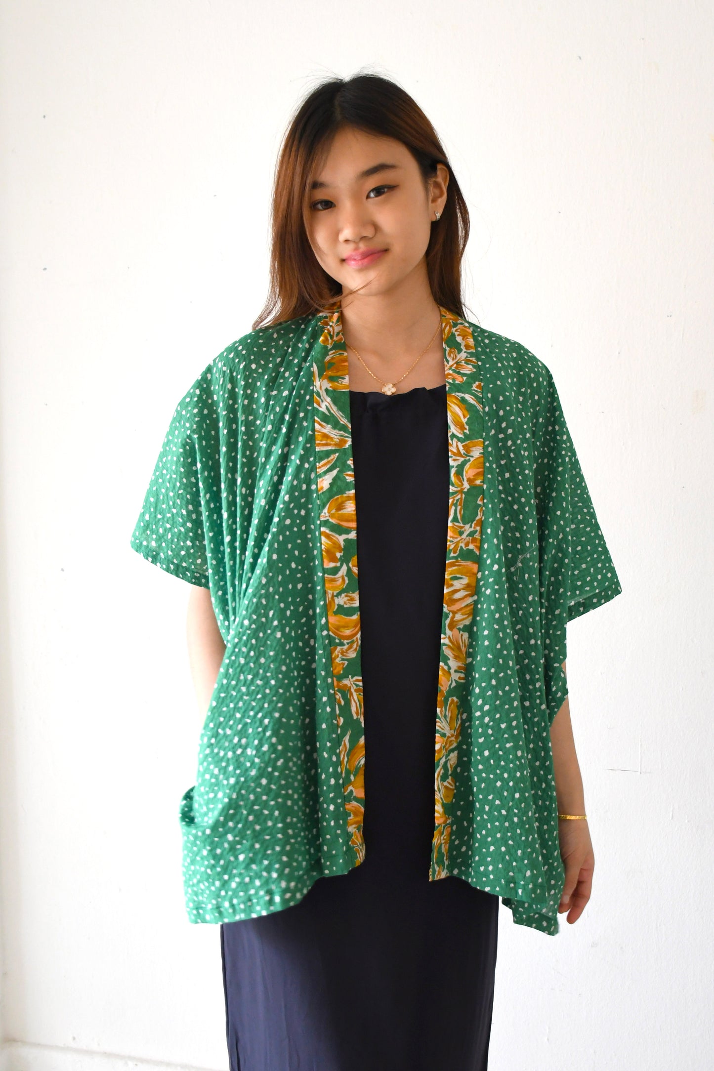 ZW Kimono Outer / Green Daze