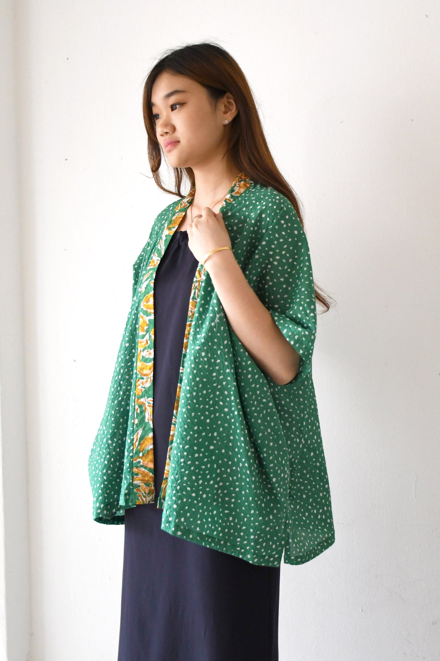 ZW Kimono Outer / Green Daze