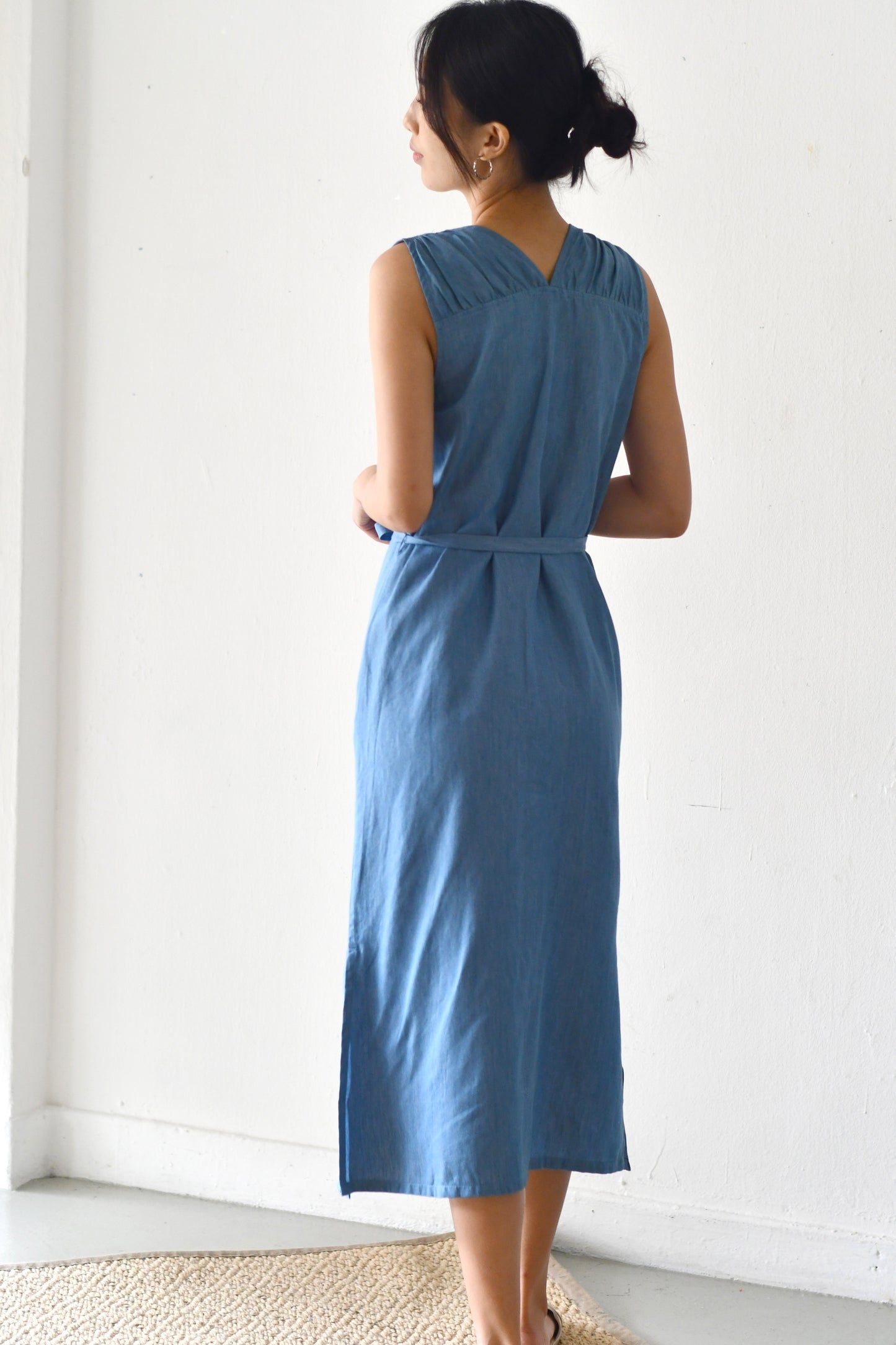 Tania Maxi Dress/ Light denim