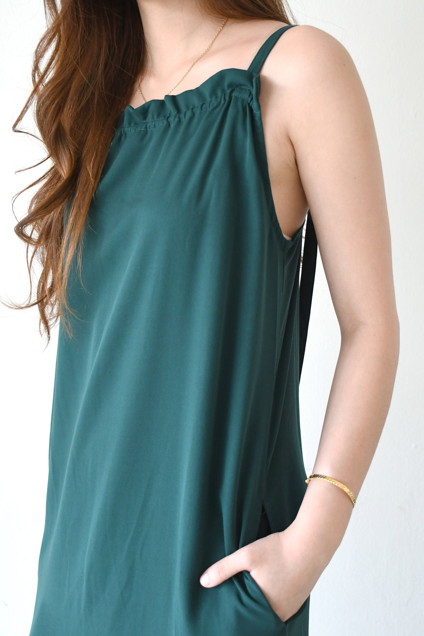 Yvette Maxi Dress / Forest Green