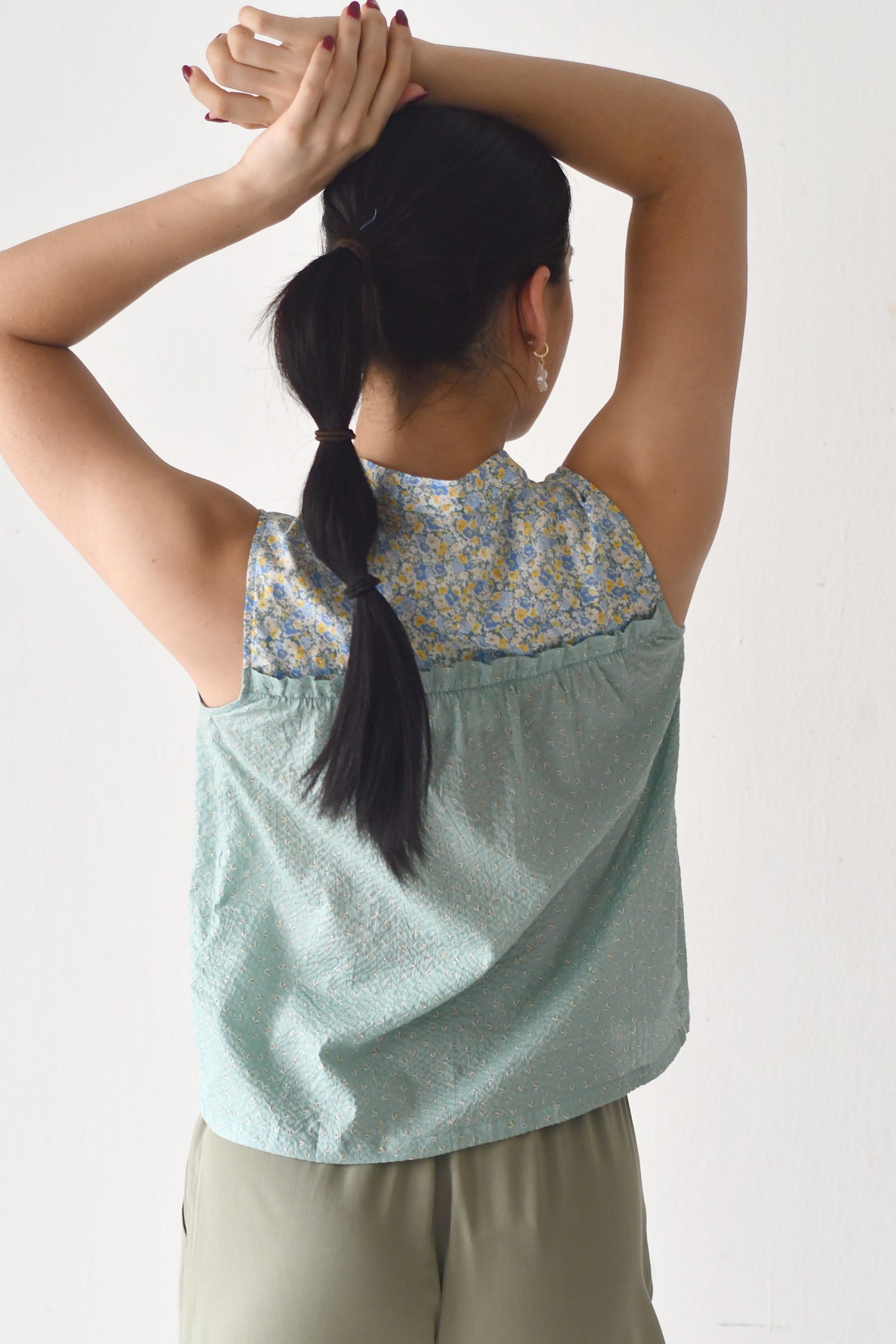 Etna Blouse / Seafoam