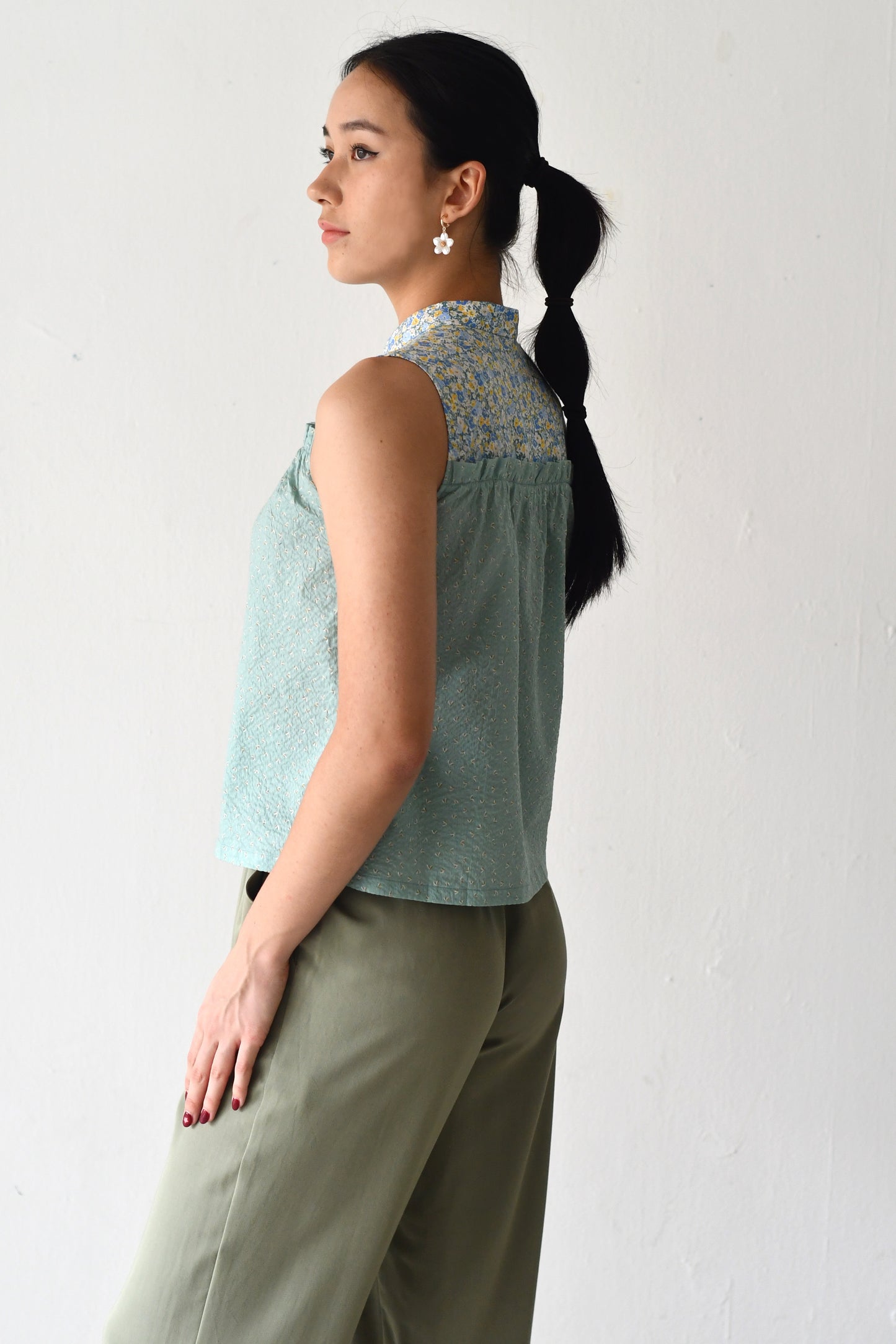 Etna Blouse / Seafoam