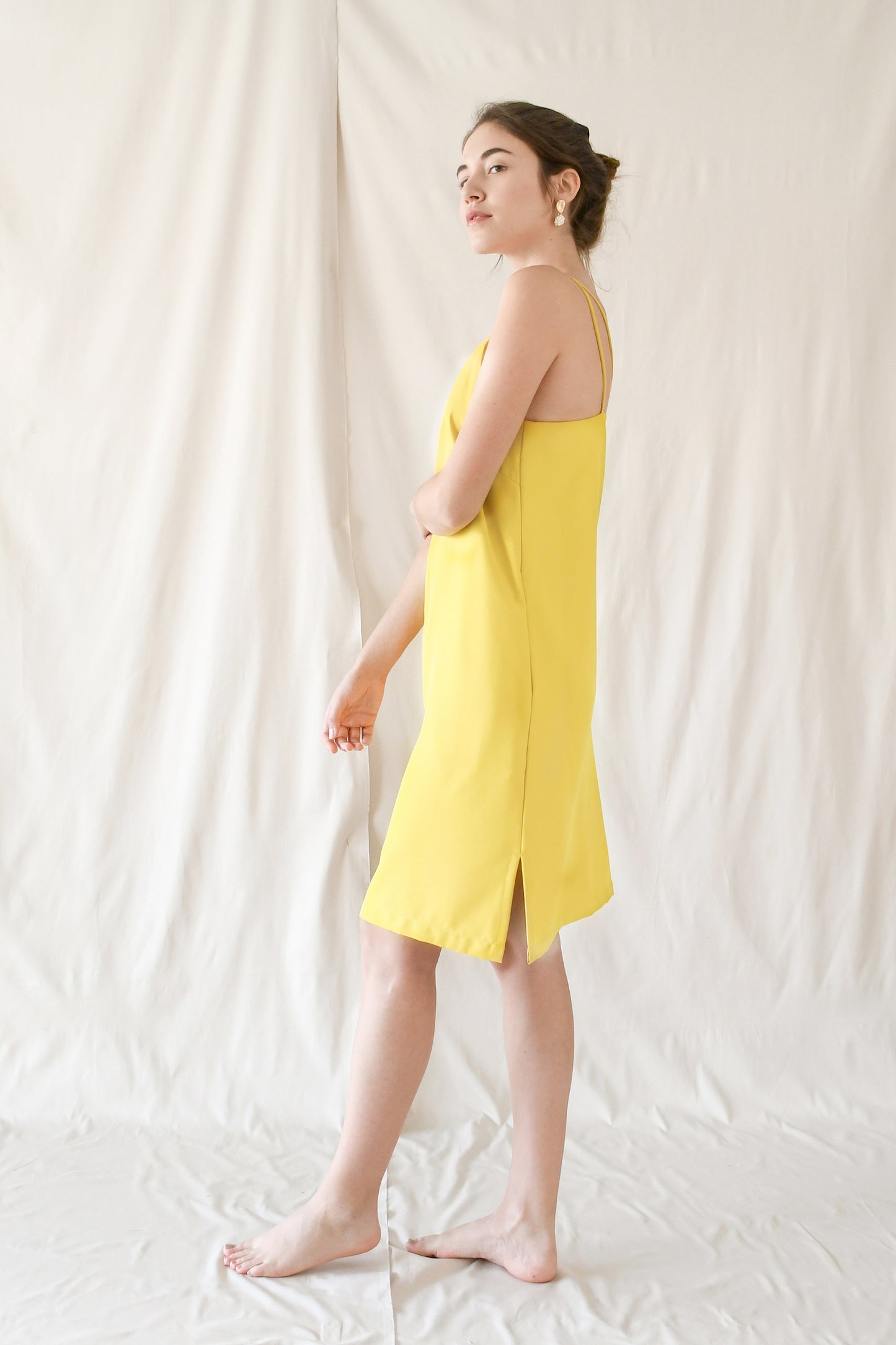 Cami Slip Dress / Lemon