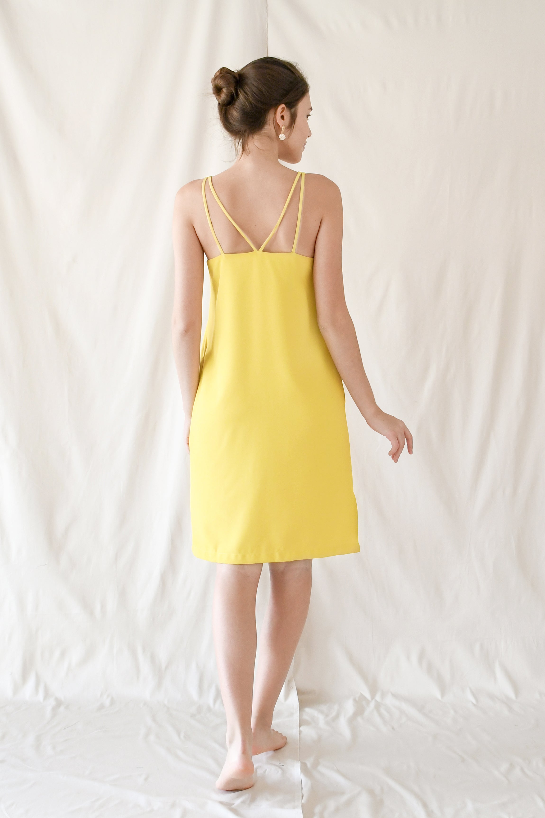 Reset Sale Cami Slip Dress Lemon