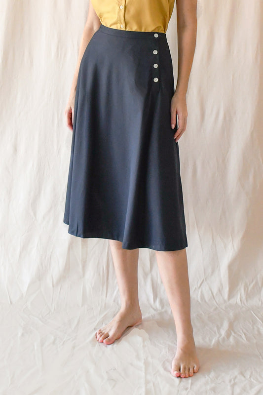 Flared Skirt / Midnight