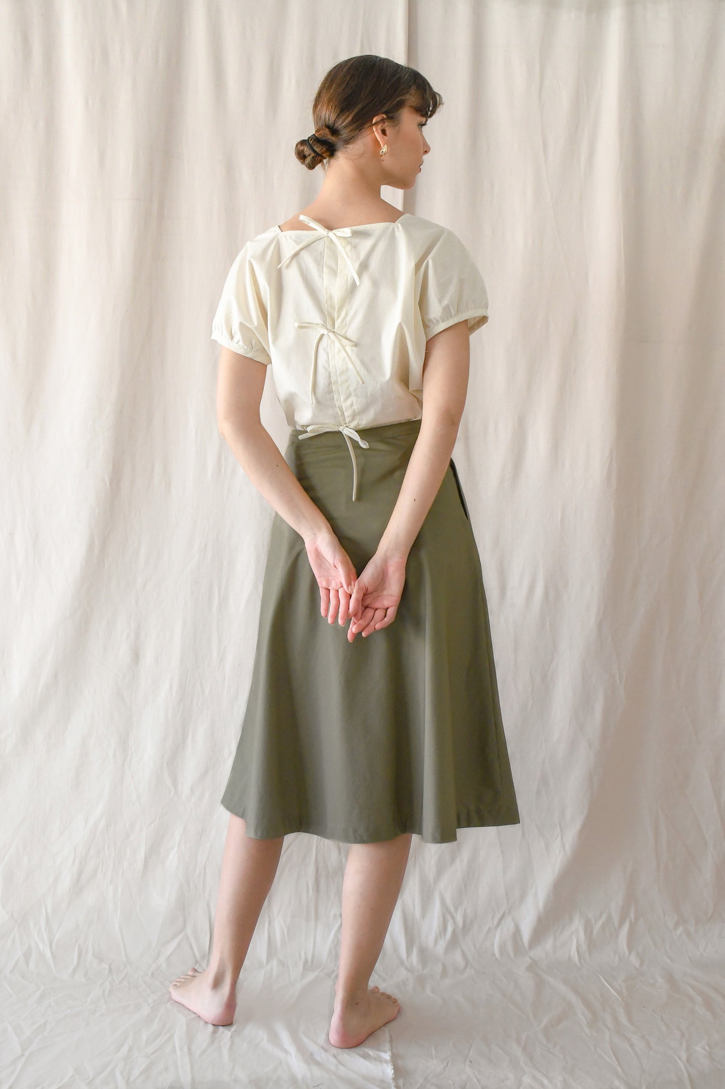 Flared Skirt / Olive