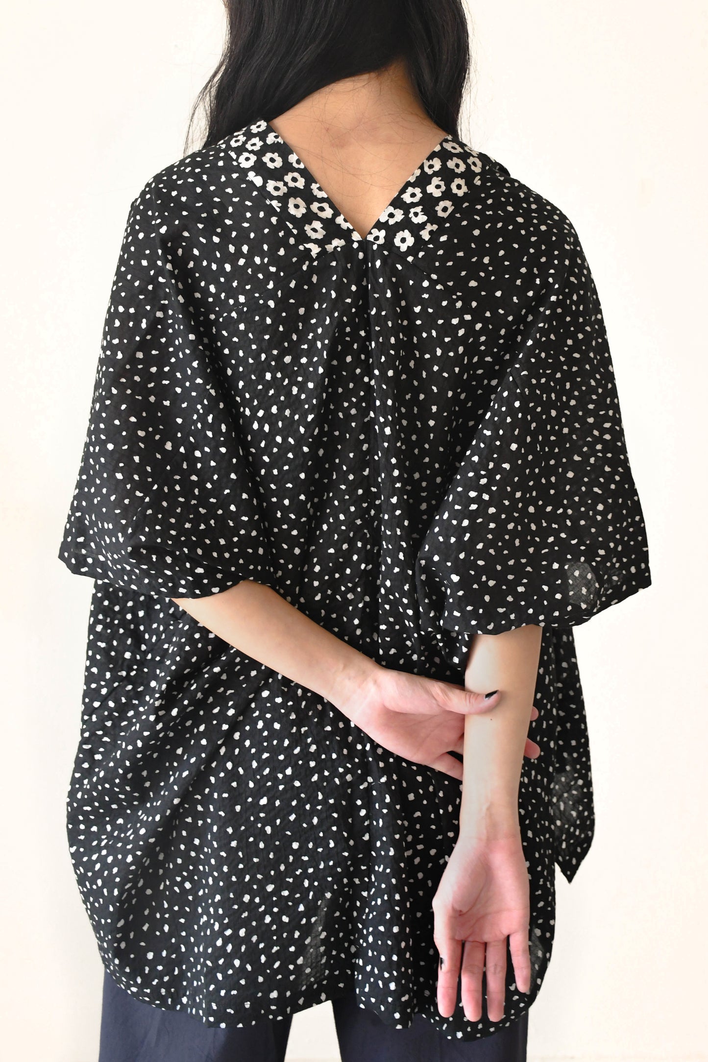 ZW Kimono Outer / Dots & Daisies