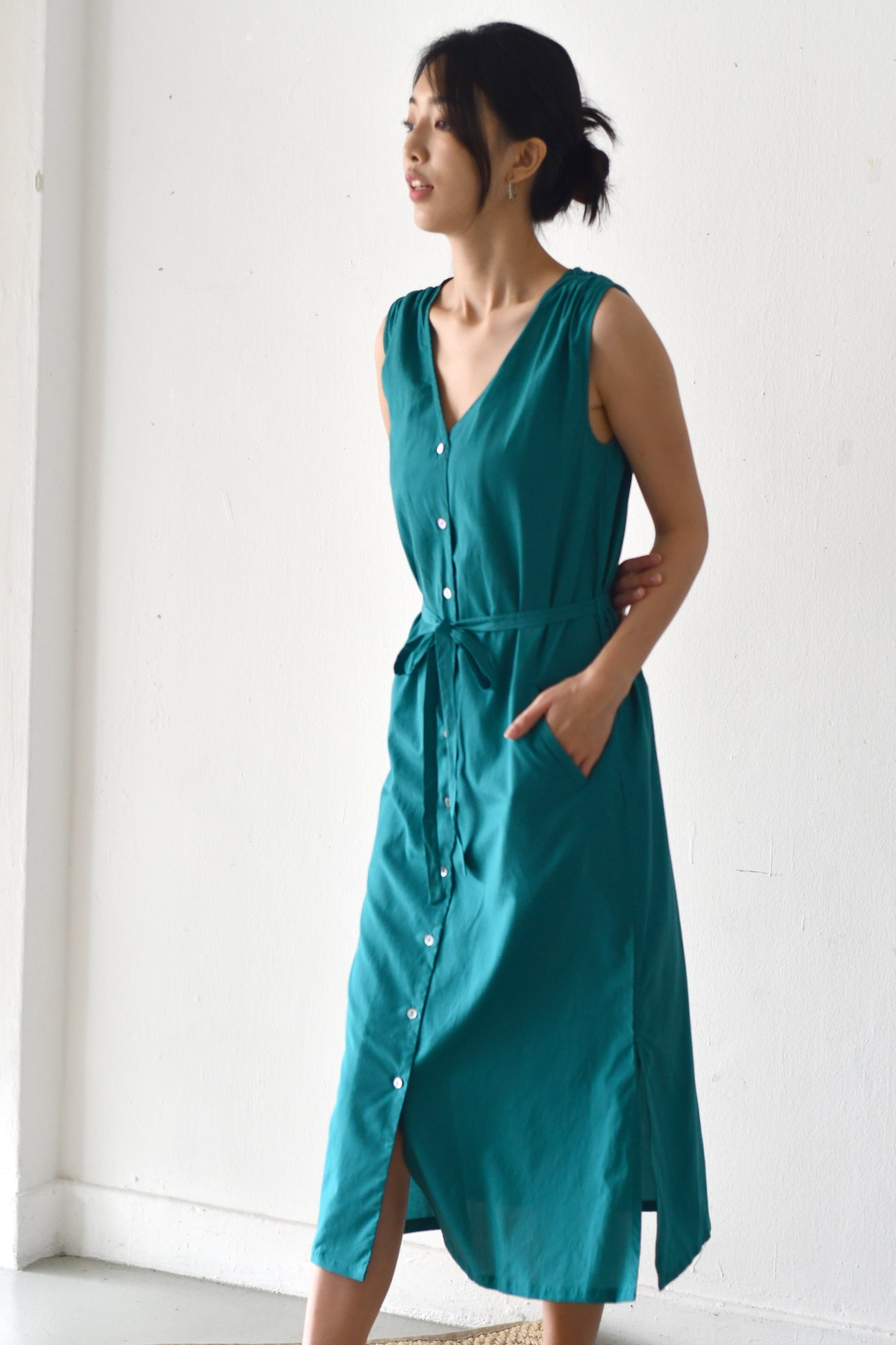 Tania Maxi Dress/ Turquoise